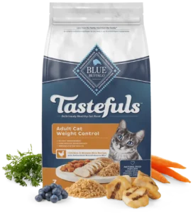 Blue Buffalo: BLUE Tastefuls - Weight Control, Adult Cat, Chicken and Brown Rice Recipe