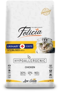 Felicia: Urinary Care Adult Chicken Sterilised, Low Grain & Hypoallergenic