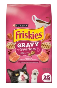 Friskies: Gravy Swirlers with Flavors of Chicken, Salmon & Gravy