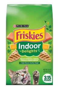 Friskies: Indoor Delights with Flavors of Chicken, Salmon, Cheese & Garden Greens