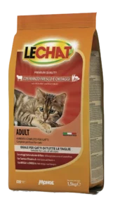LeChat: Adult Kibbles with Fresh Beef and Vegetables