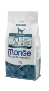 Monge: Natural Superpremium - Monoprotein - Sterilised Cat Trout