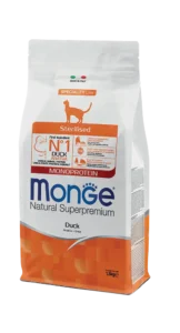 Monge: Natural Superpremium - Monoprotein - Sterilised Duck