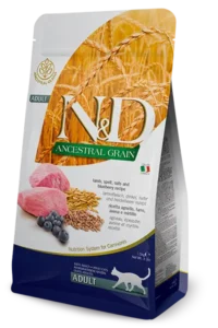 N&D [Natural & Delicious]: Ancestral Grain - Lamb, spelt, oats and blueberry for Adult