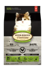 Oven Baked Tradition: Kitten food prepared with fresh chicken, fruits & vegetables