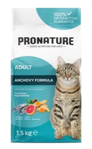 Pronature by Effeffe (Turkey): Adult Cat Anchovy Formula (Daily Protect)