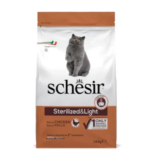 Schesir: Sterilized & Light Rich in Chicken