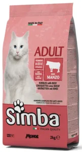 Simba: Adult Cat kibbles with Beef