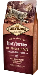 Carnilove: Adult Duck & Turkey (for large breed cats)