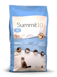 Summit 10: Life Stages - Light & Sterilised, Chicken, Fish & Rice