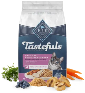 Blue Buffalo: BLUE Tastefuls Sensitive Stomach - Chicken and Brown Rice Recipe