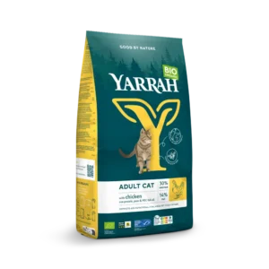 Yarrah: Organic Adult dry cat food with chicken